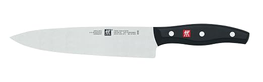 ZWILLING Twin Signature 3-pc German Knife Set, Razor-Sharp, Made in Company-Owned German Factory with Special Formula Steel perfected for almost 300 Years, Dishwasher Safe