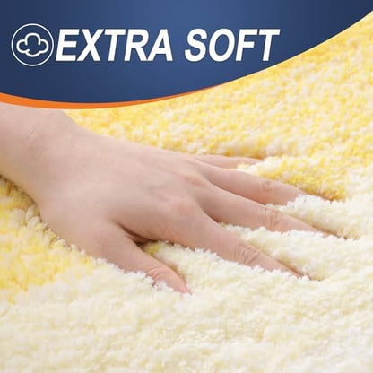 OLANLY Large Bathroom Rugs 50x30, Extra Soft Absorbent Microfiber Bath Rugs