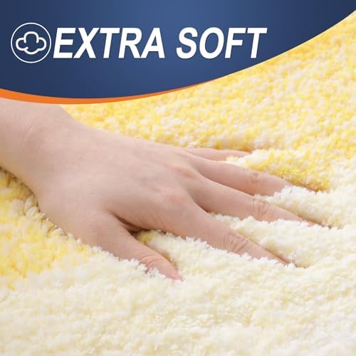 OLANLY Bathroom Runner Rug 44x24, Extra Soft Absorbent Microfiber Bath Rugs
