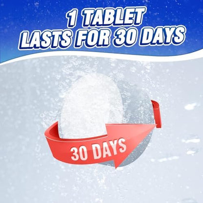 Vacplus Toilet Bowl Cleaner Tablets, 6 Pack, Auto Bleach, Long-Lasting