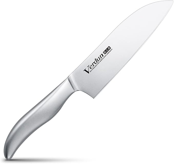 Shimomura Kogyo Made in Japan Verdun Santoku Knife 165mm Molybdenum Vanadium Steel Dishwasher compatible OVD-11 Niigata Tsubame Sanjo