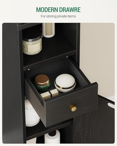 Hzuaneri Bathroom Cabinet with Shelves,Tall Bathroom Storage Cabinet