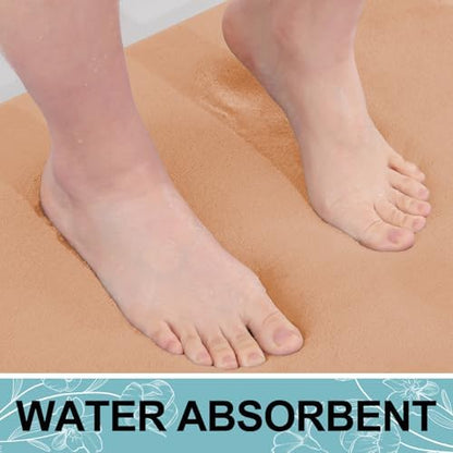Smiry Memory Foam Bath Mat 30x20, Extra Soft and Absorbent Bathroom Rugs