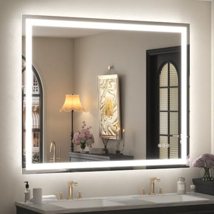 48x40 Inch LED Bathroom Mirror
