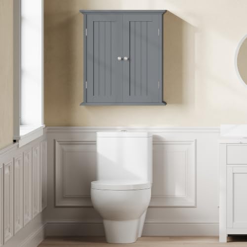 ChooChoo Bathroom Wall Cabinet with 2 Doors, Over The Toilet