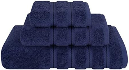 American Soft Linen 100% Cotton Luxury Turkish Towels, 3 Piece Towel Set