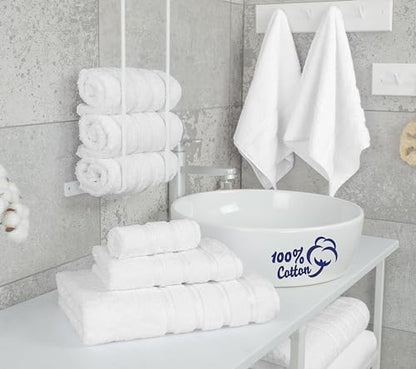 American Soft Linen 100% Cotton Luxury Turkish Towels, 6 Piece Towel Set