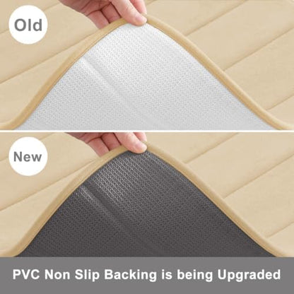 Buganda Memory Foam Bath Mat 35.4 x 24, Ultra Soft Absorbent Bathroom Rugs