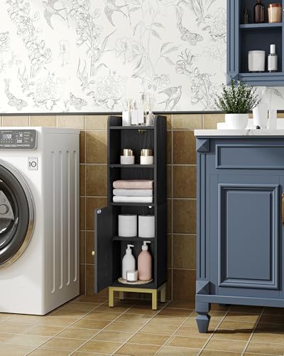 Hzuaneri Bathroom Storage Cabinet, Small Corner Floor Cabinet