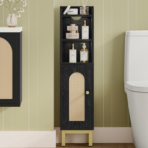 Hzuaneri Bathroom Storage Cabinet, Small Corner Floor Cabinet