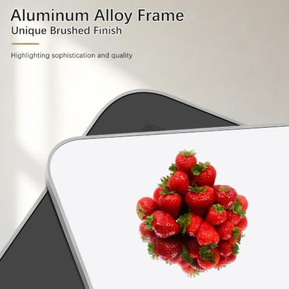 DESBING 40" x 36"Bathroom Mirror, Silver Wall Mirror with Metal Frame, Decorative Rectangular Vanity Mirror for Bedroom Bathroom Living Room Entryway (Horizontal/Vertical)