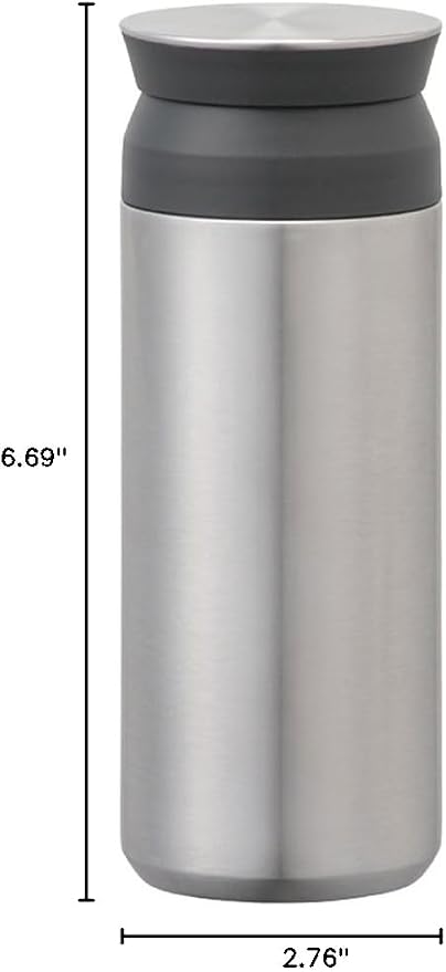 Kinto 20931 Travel Tumbler, 11.8 fl oz (350 ml), Stainless Steel, Vacuum Double Wall Construction, Heat and Cold Retention