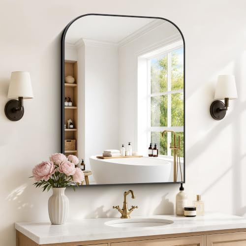 YIROMAN Bathroom Mirrors for Over Sink,30"x42" Black Bathroom Vanity Mirror
