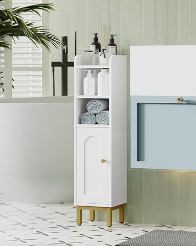 Hzuaneri Bathroom Storage Cabinet, Small Corner Floor Cabinet