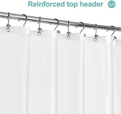 Mrs Awesome 69 x 70 Inches Frosted Shower Curtain Liner