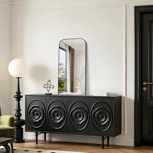 YIROMAN Bathroom Mirrors for Over Sink,18"x36" Black Bathroom Vanity Mirror