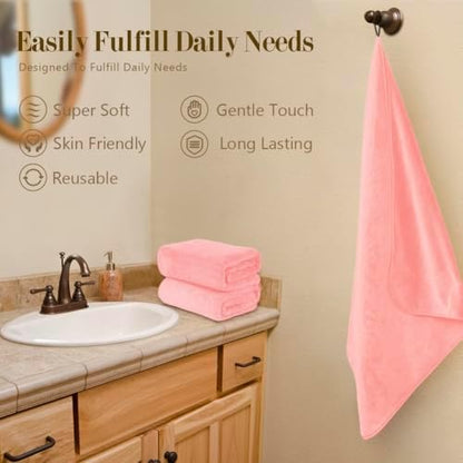 Orighty Bath Towels, Soft Feel Bath Towel, 2 Pack (27'' x 54'')