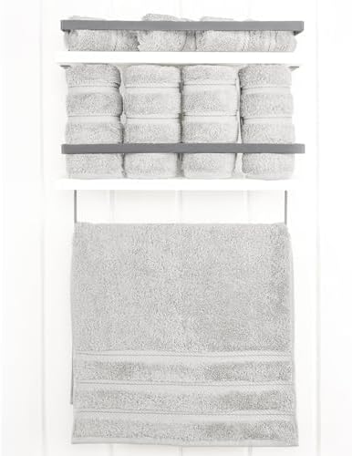 American Soft Linen 100% Cotton Luxury Turkish Towels, 4 PC Hand Towel Set