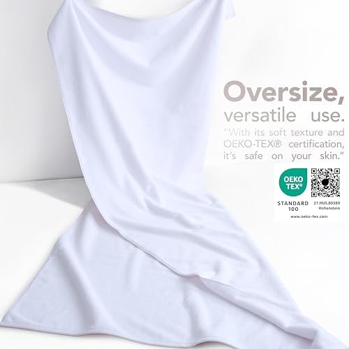 American Soft Linen 100% Cotton Luxury Turkish Towels, 40x80 XL Bath Sheet