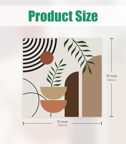 Bathroom Shower Curtain Cute Cortinas para Baño 72 x 72, Art