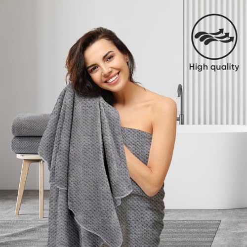 HOMEXCEL Bath Sheets 2PK, 35x70 in, Absorbent&Soft, Extra Large Bath Towel