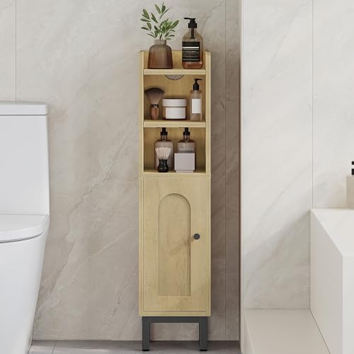 Hzuaneri Bathroom Storage Cabinet, Small Corner Floor Cabinet