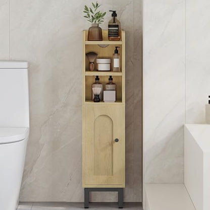 Hzuaneri Bathroom Storage Cabinet, Small Corner Floor Cabinet
