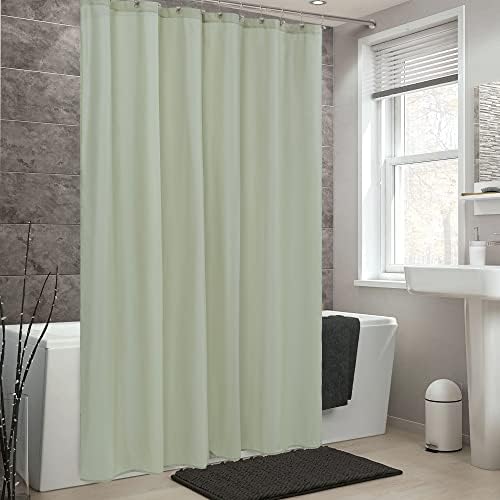 ALYVIA SPRING Stall Waterproof Fabric Shower Curtain or Liner Sage, 36x72