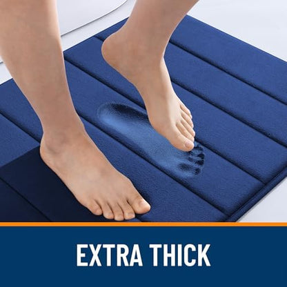 OLANLY Memory Foam Bath Mat 36x24, Super Soft and Absorbent Bathroom Rugs