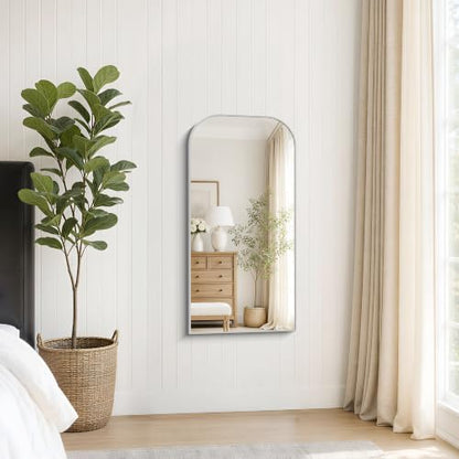 YIROMAN Bathroom Mirrors for Over Sink,18"x36" Silver Vanity Mirror