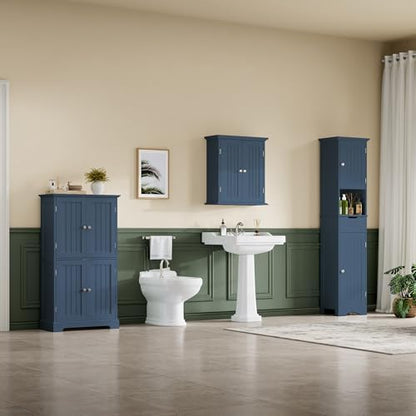 ChooChoo Bathroom Floor Cabinet with Adjustable Shelves