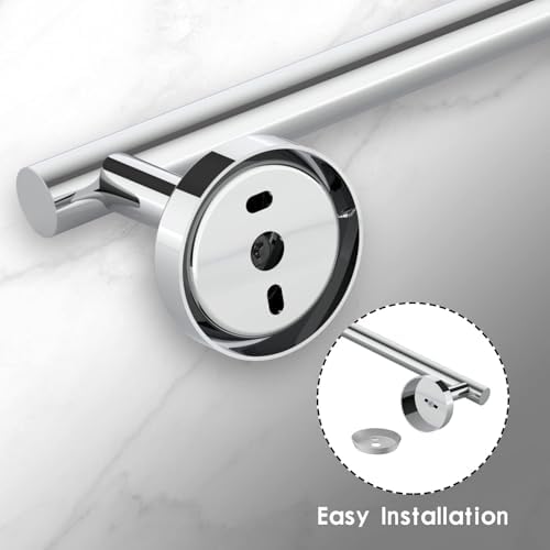 Newfun 10-Pieces Polished Chrome Bathroom Hardware Set 24 Inch
