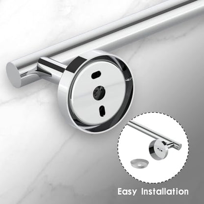 Newfun 10-Pieces Polished Chrome Bathroom Hardware Set 24 Inch
