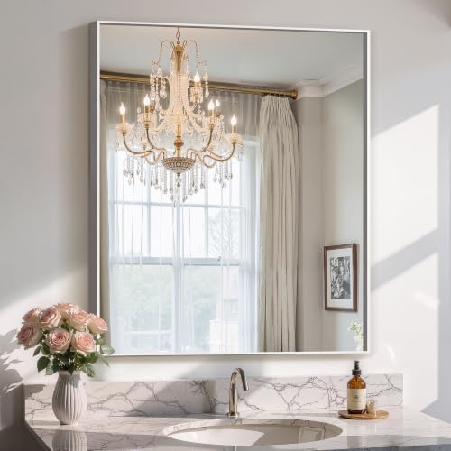 Bathroom Vanity Mirror for Wall, 30"x36" Bathroom Mirror for Over Sink