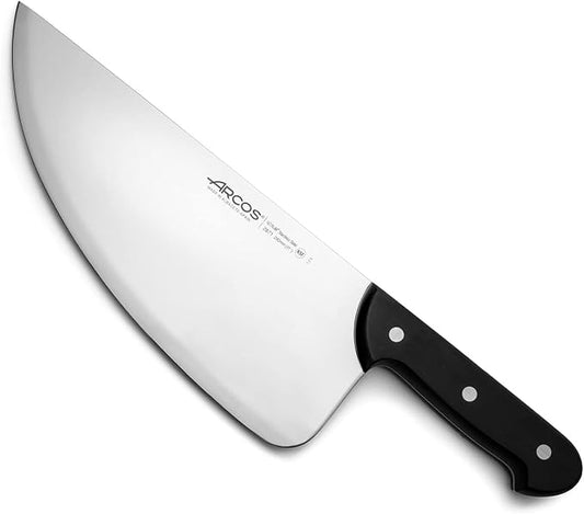 Arcos Fishmonger Knife 11 Inch Nitrum Stainless Steel. Ergonomic Polyoxymethylene POM Handle and 290 Blade.Flexible blade and a smooth edge. Series Universal. Color Black.
