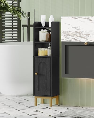 Hzuaneri Bathroom Storage Cabinet, Small Corner Floor Cabinet