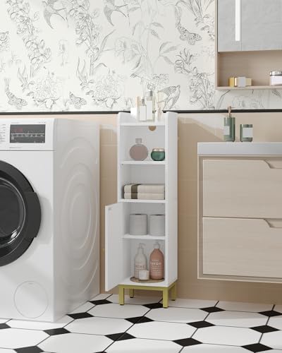 Hzuaneri Bathroom Storage Cabinet, Small Corner Floor Cabinet