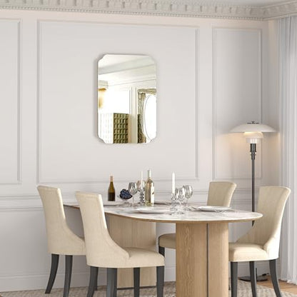 20x28 Inch Bathroom Mirrors for Over Sink, Frameless Mirrors for Wall