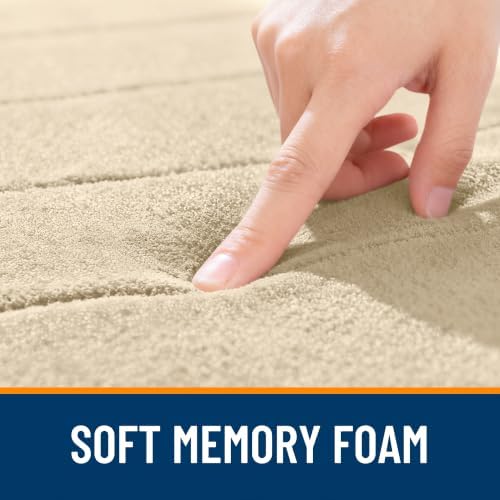 OLANLY Memory Foam Long Bathroom Rugs Runner 59x20, Super Soft Absorbent