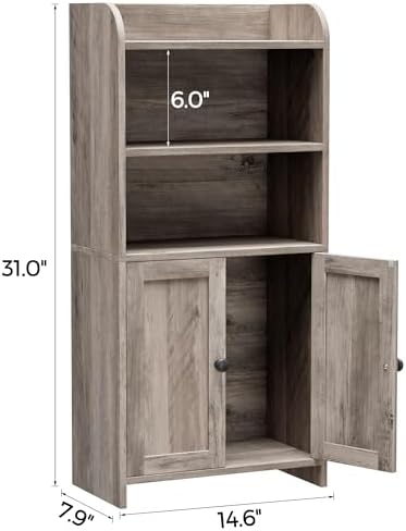 Homhedy Small Bathroom Storage Cabinet, Toilet Paper Storage Cabinet