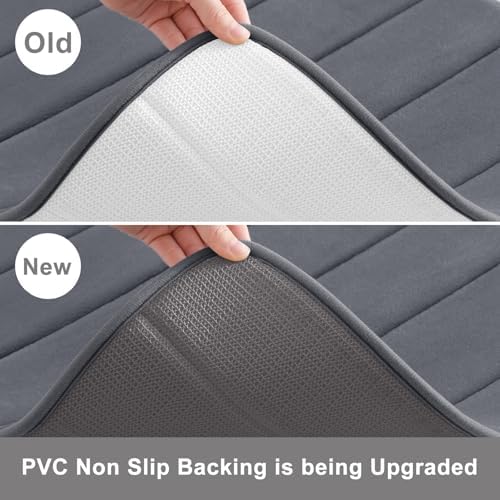 Buganda Memory Foam Bath Mat 44 x 24, Ultra Soft Absorbent Bathroom Rugs