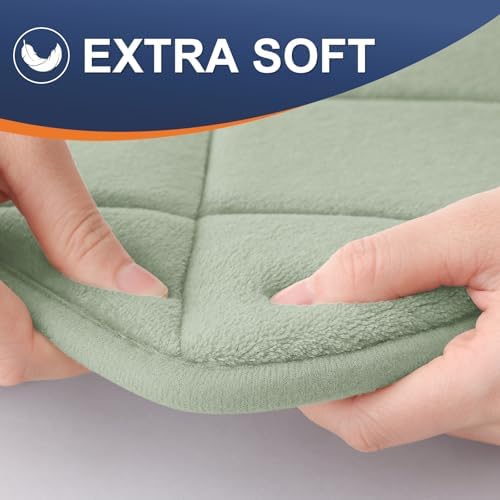 OLANLY Memory Foam Bath Mat 59x24, Ultra Soft and Absorbent Bathroom Rugs