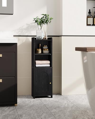 Hzuaneri Bathroom Storage Cabinet, Narrow Toilet Paper Cabinets with Doors