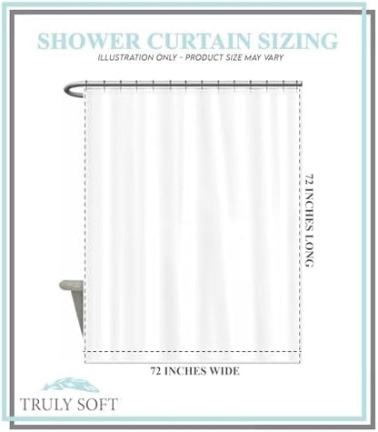 TRULY SOFT Paulette Plaid Taupe 72" Square Shower Curtain
