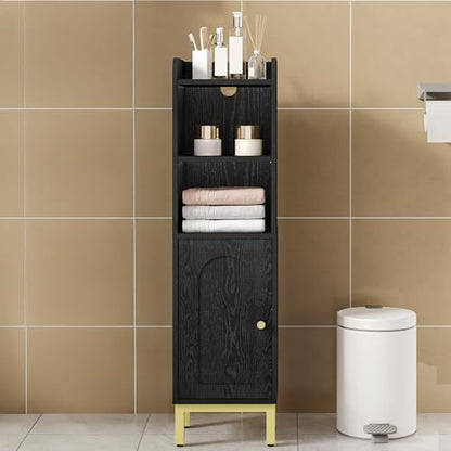 Hzuaneri Bathroom Storage Cabinet, Small Corner Floor Cabinet