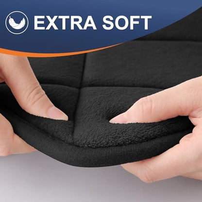 OLANLY Memory Foam Bath Mat 47x24, Ultra Soft and Absorbent Bathroom Rugs