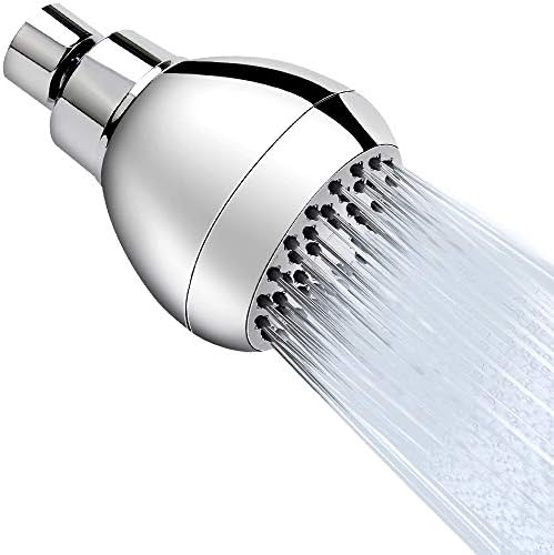 AISOSO Fixed Shower Head High Pressure 3 Inch Showerhead Chrome