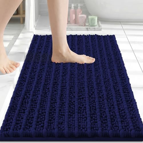 Arotive Bathroom Rugs Mat 24x16, Soft Absorbent Chenille Shaggy Bath Mat