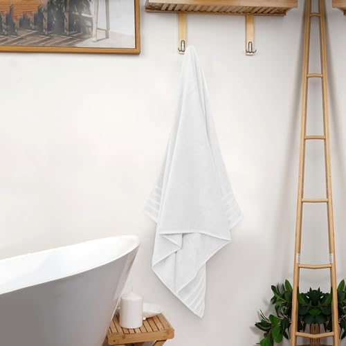 Avalon Towels Bath Towels Set of 4, Size 30 x 60 Inches
