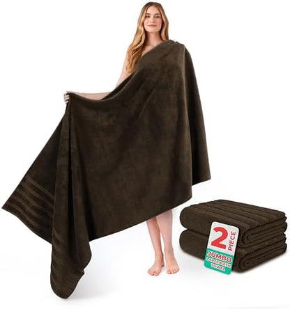 American Soft Linen 100% Cotton Luxury Turkish Towels, 2PC 35x70 Bath Sheet